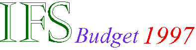 IFS Budget 1997