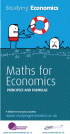 Maths for Economics formula sheet